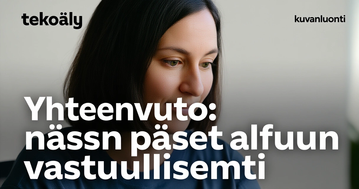 Yhteenveto: näin pääset alkuun vastuullisesti