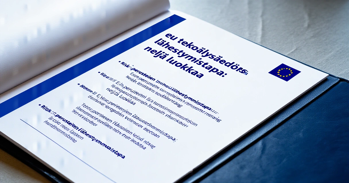 Riskiperusteinen lähestymistapa: neljä luokkaa