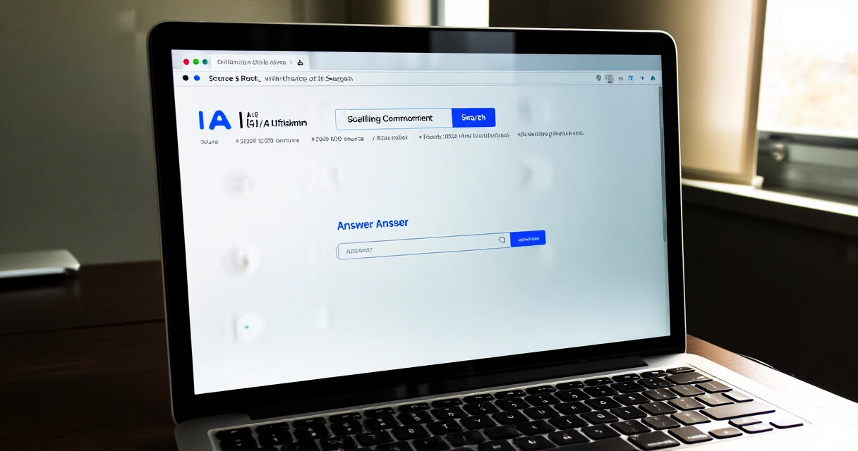 Perplexity AI hakukone näytöllä – tekoälyvastausmoottori viitteistetyin tuloksin